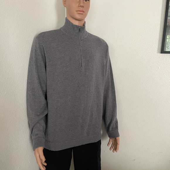 Patagonia Sweater Men's Gray -Quarter Zip-Size none measurements In the Photos - Picture 13 of 16